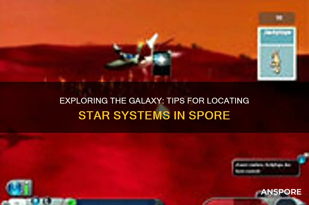 how to find star systems in spore