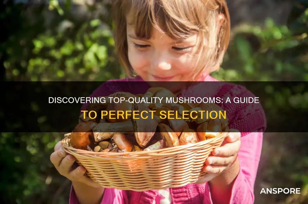 how to find the best quality mushrooms