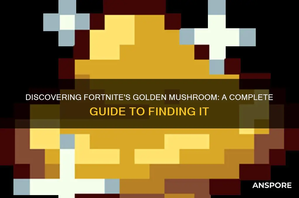 how to find the golden mushroom fortnite