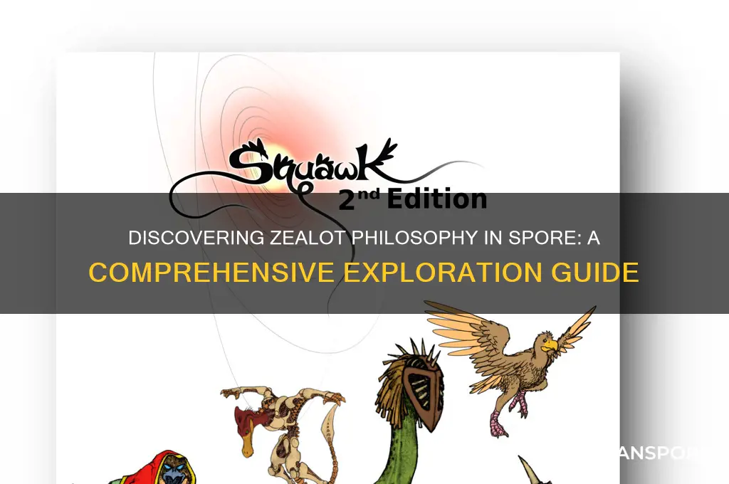 how to find zealot philosphy in spore
