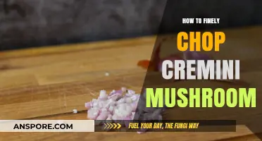 Mastering the Art of Finely Chopping Cremini Mushrooms: Tips & Tricks
