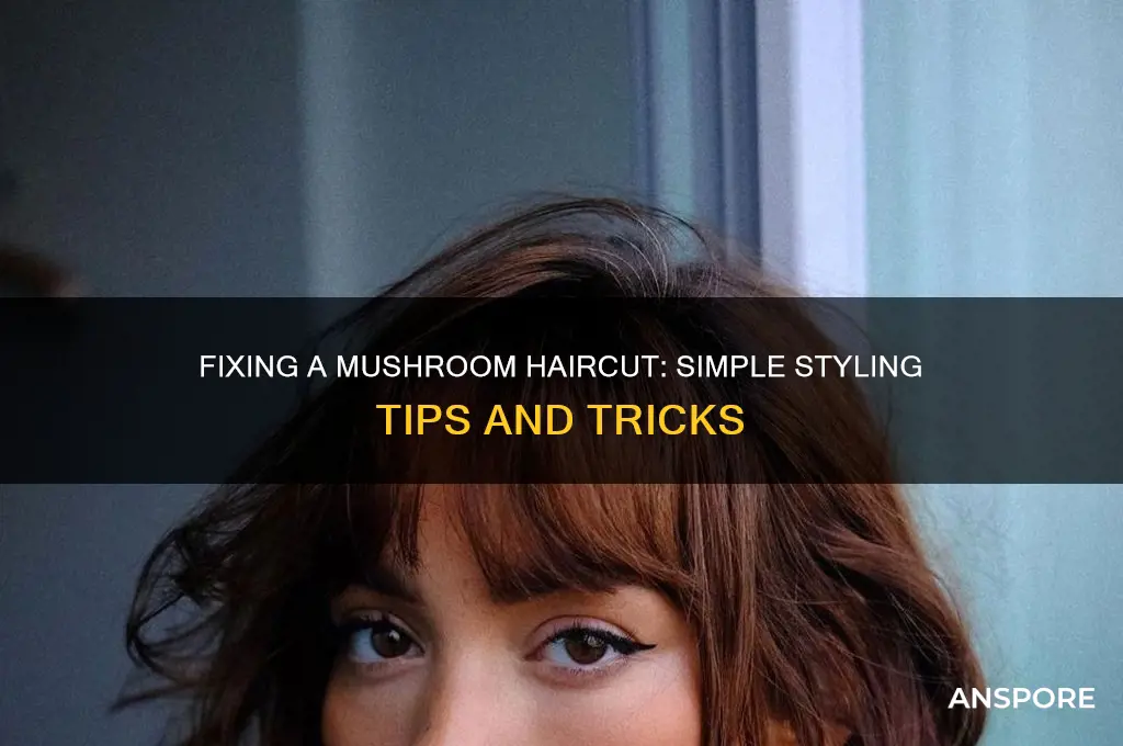 how to fix a mushroom haircut