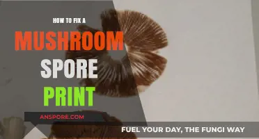 Reviving Your Mushroom Spore Print: Simple Fixes for Perfect Preservation