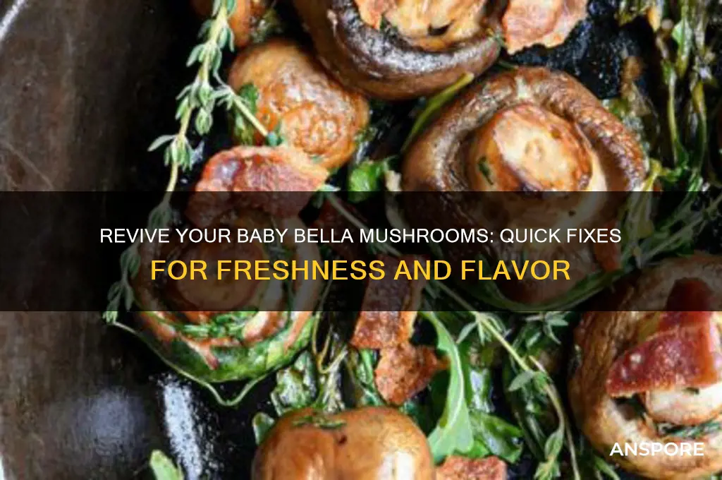 how to fix baby bella mushrooms