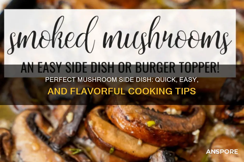 how to fix mushrooms as a side dish