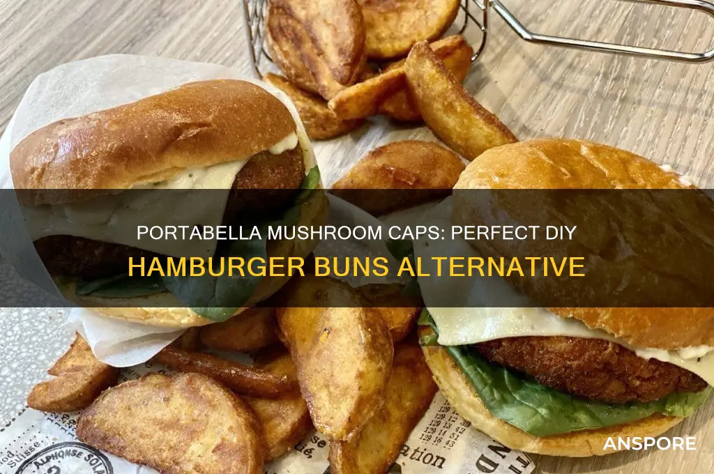 how to fix portabella mushroom caps for hamburger buns