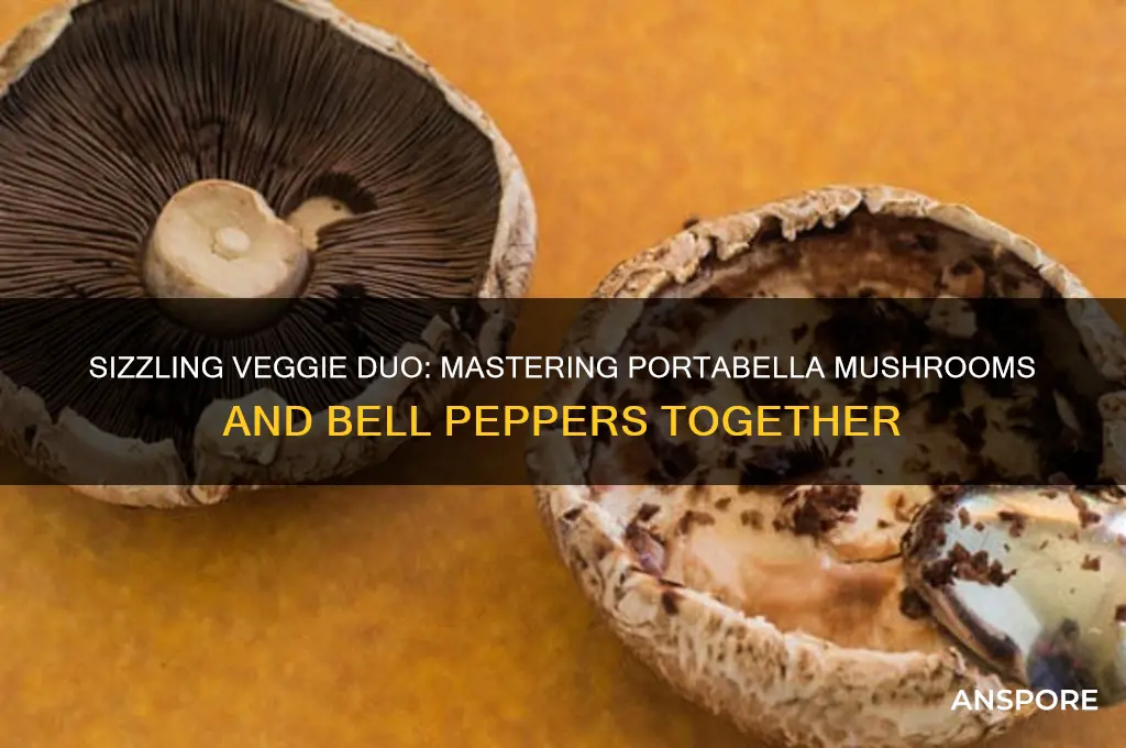 how to fix portabella mushrooms and bell peppers together