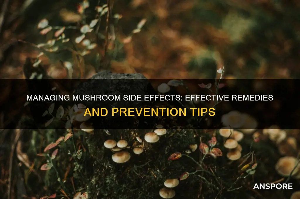 how to fix side effects of mushrooms