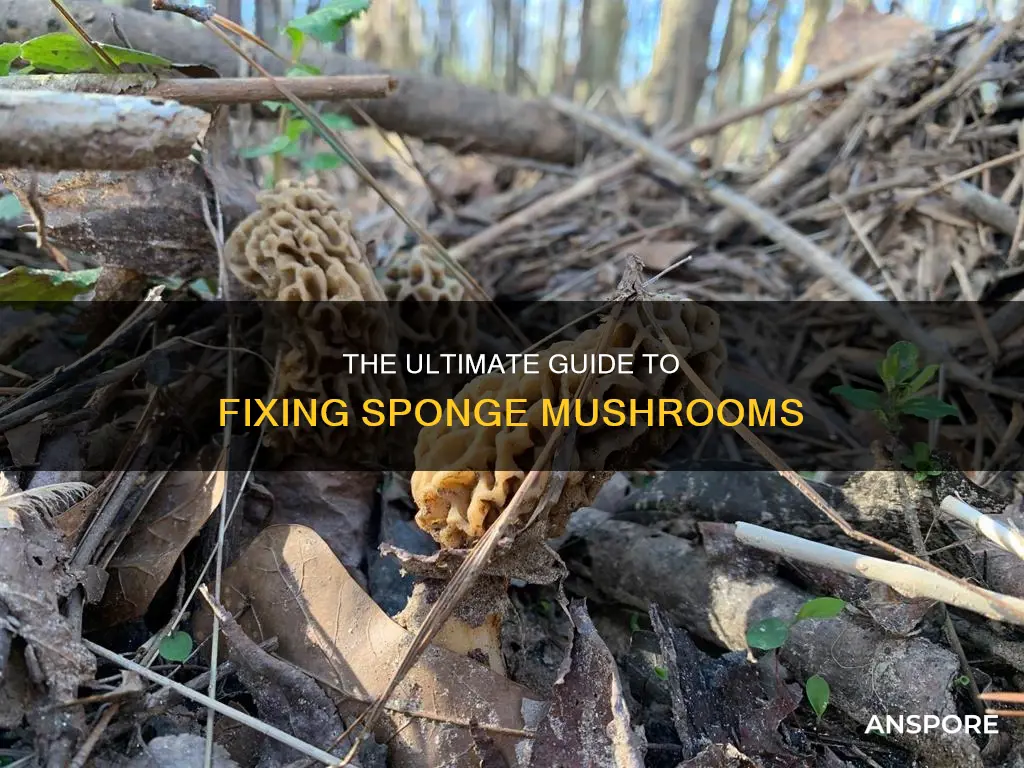 how to fix sponge mushrooms