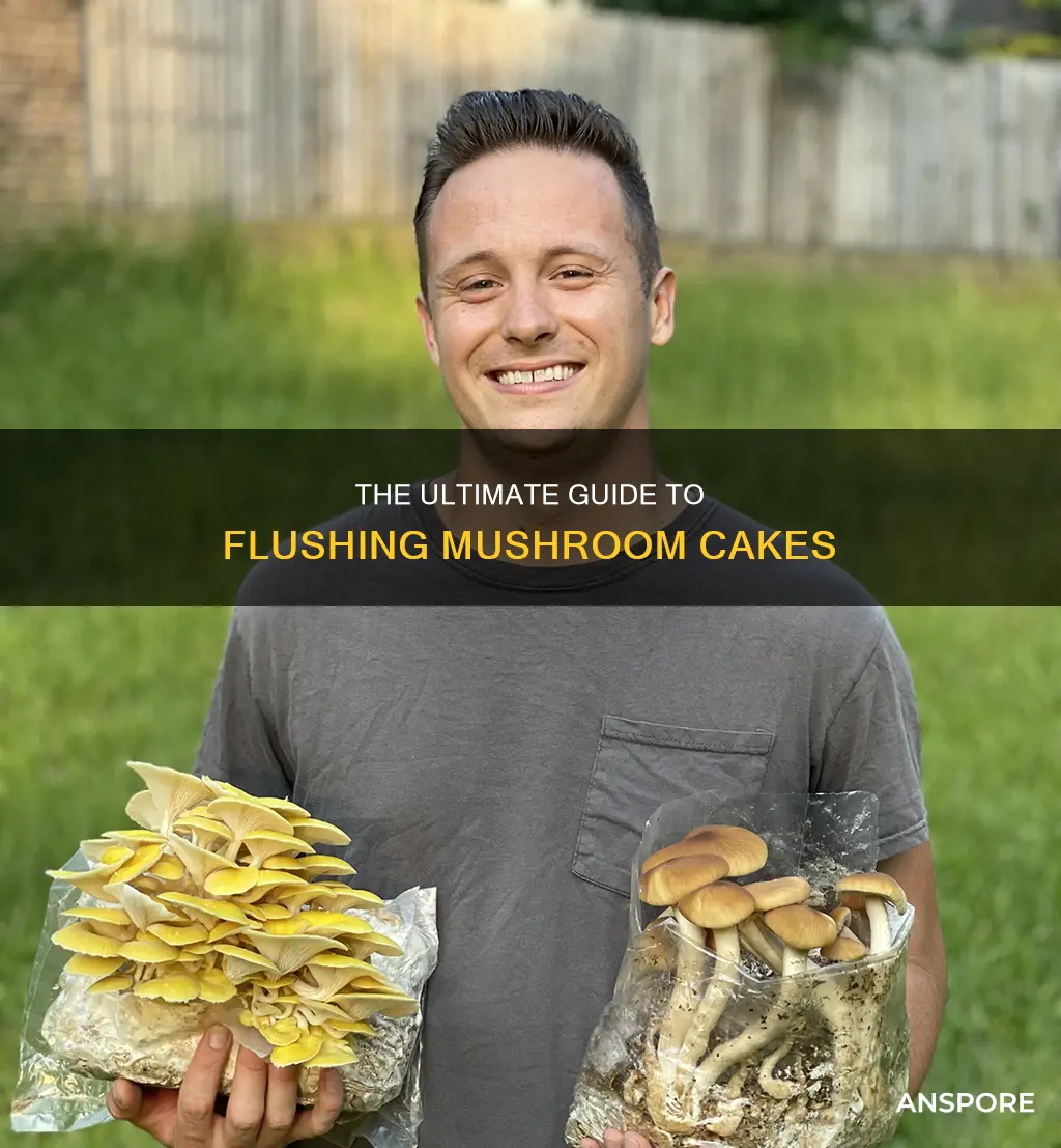 how to flush mushroom cakes