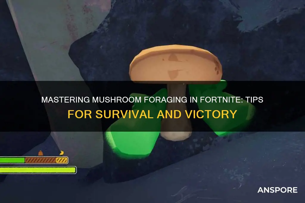 how to forage a mushroom fortnite