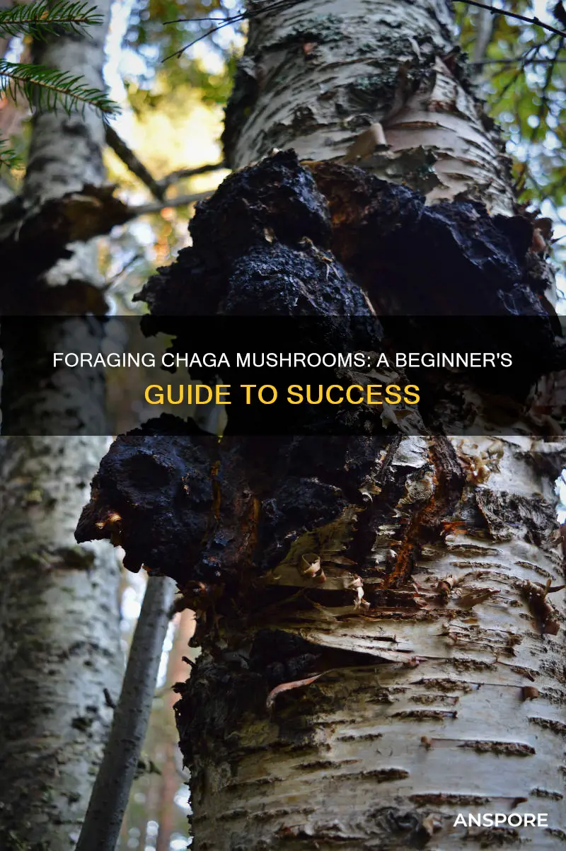 how to forage chaga mushroom