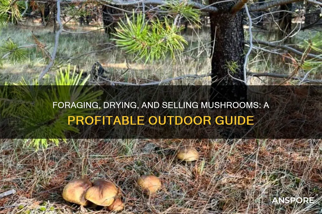how to forage dry and sell mushrooms