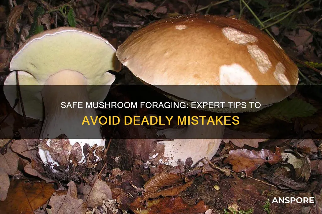 how to forage mushrooms without dying