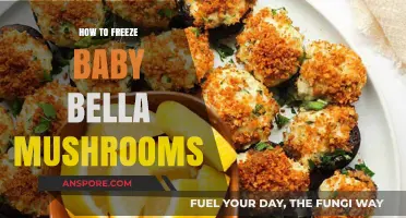 Mastering Mushroom Storage: A Guide to Freezing Baby Bella Mushrooms