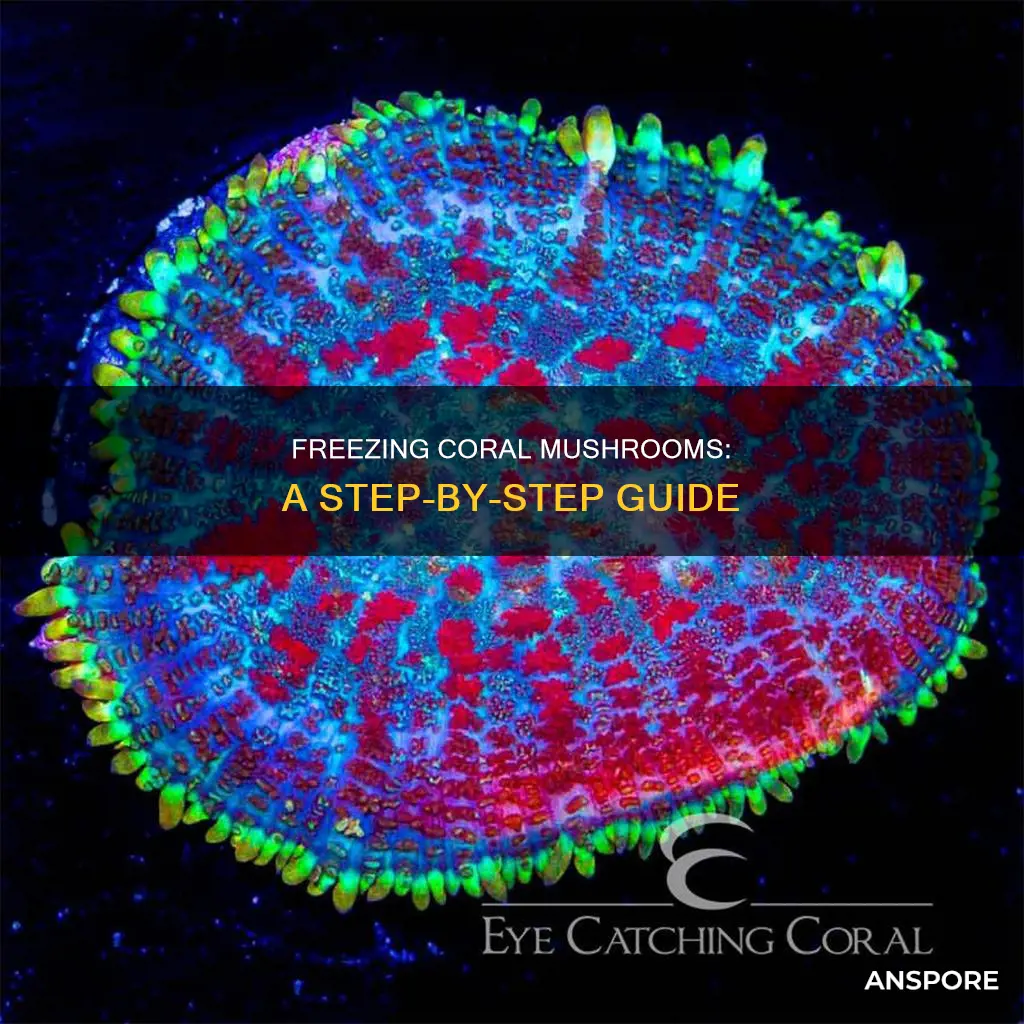 how to freeze coral mushrooms