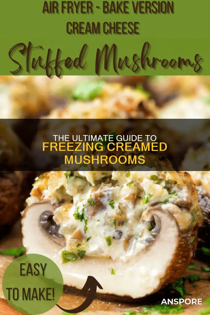 how to freeze creamed mushrooms