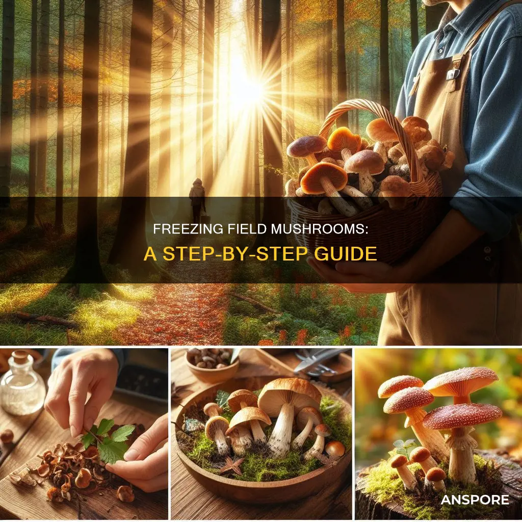 how to freeze field mushrooms