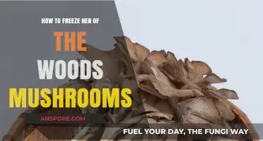 Mastering Mushroom Preservation: Freezing Hen of the Woods Mushrooms