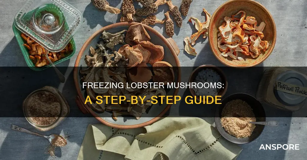 how to freeze lobster mushrooms