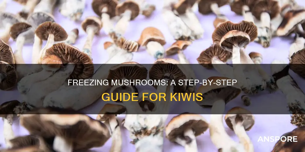 how to freeze mushrooms nz