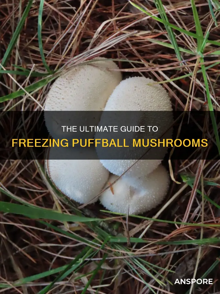 how to freeze puffball mushroom