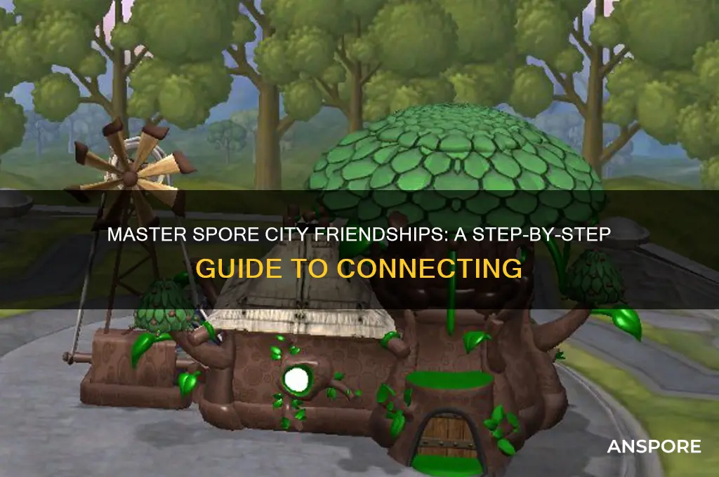 how to friend other cities on spore