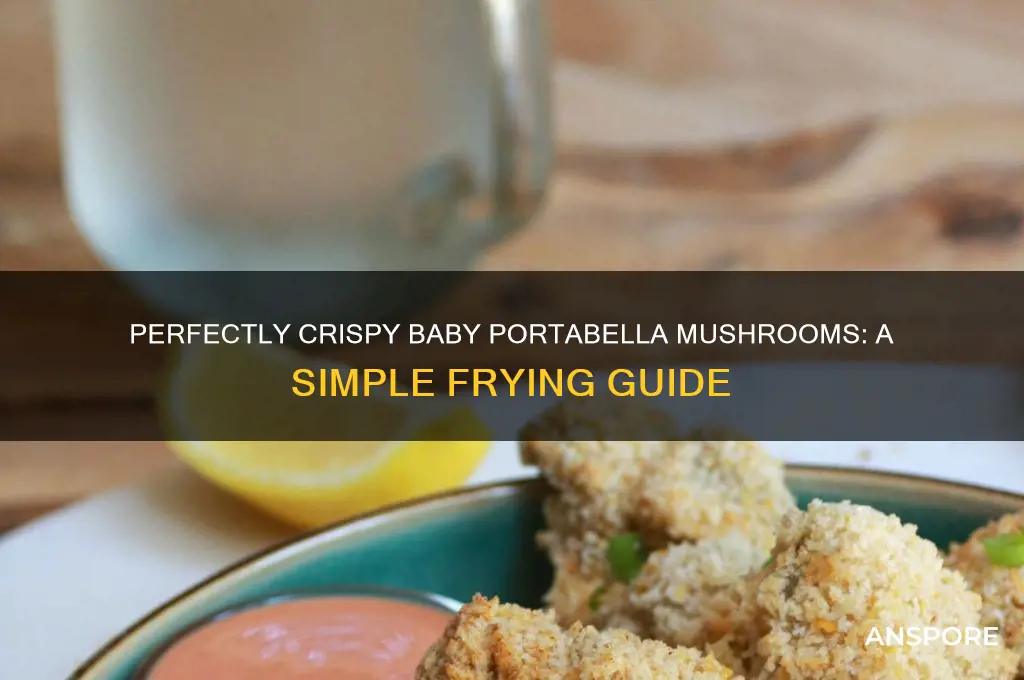 how to fry baby portabella mushrooms