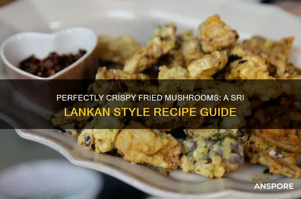 how to fry mushrooms crispy sri lanka