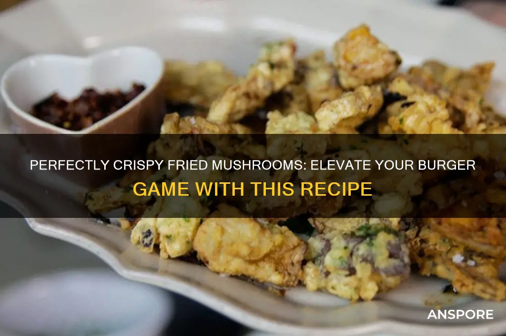 how to fry mushrooms for burgers