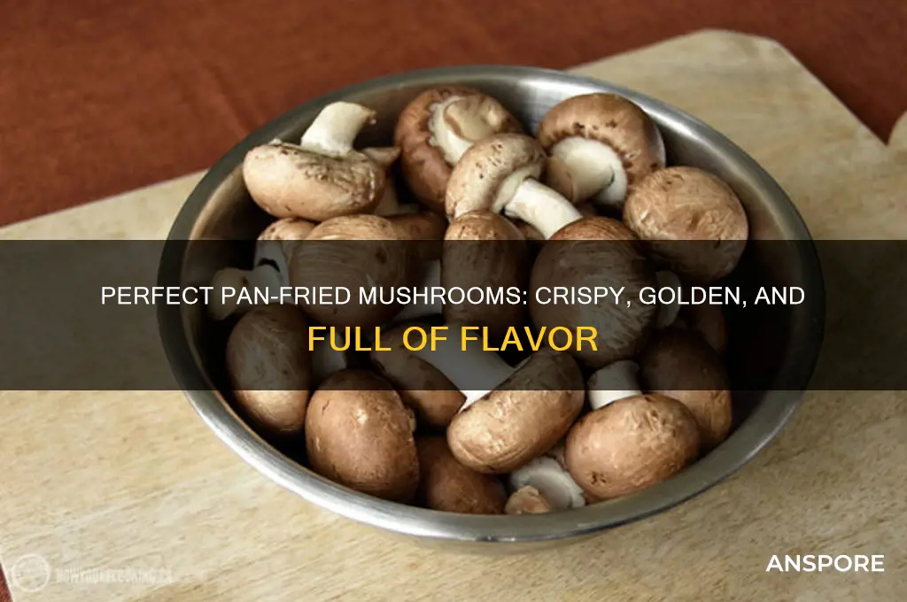 how to fry mushrooms in a pan