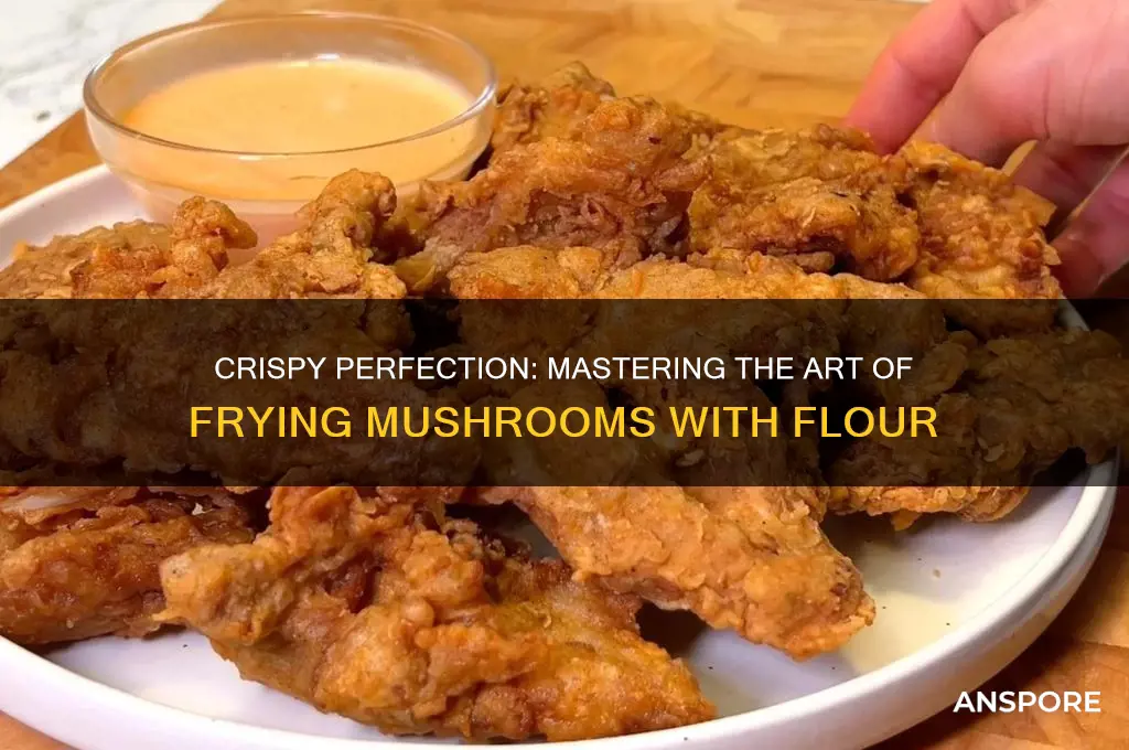 how to fry mushrooms with flour