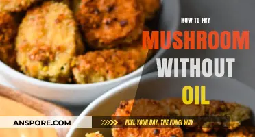 Crispy Oil-Free Mushrooms: A Healthy, Easy Frying Technique