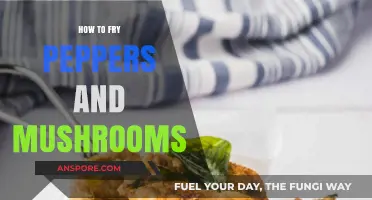 Perfectly Crispy Fried Peppers and Mushrooms: A Simple Cooking Guide