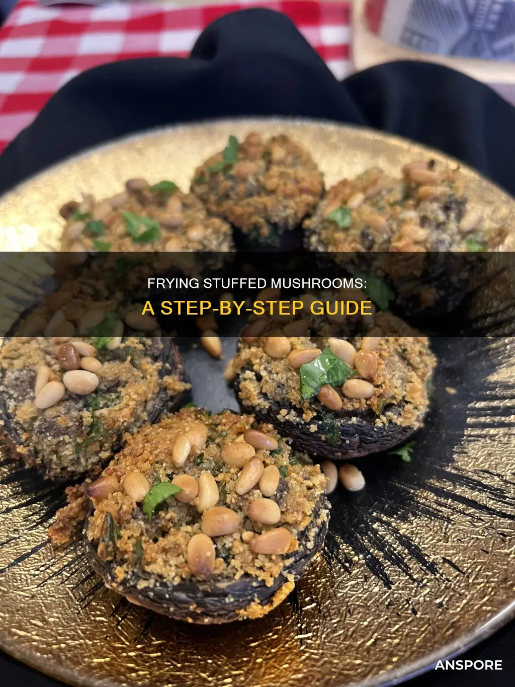 how to fry stuffed mushrooms