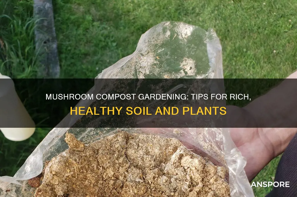 how to garden with mushroom compost