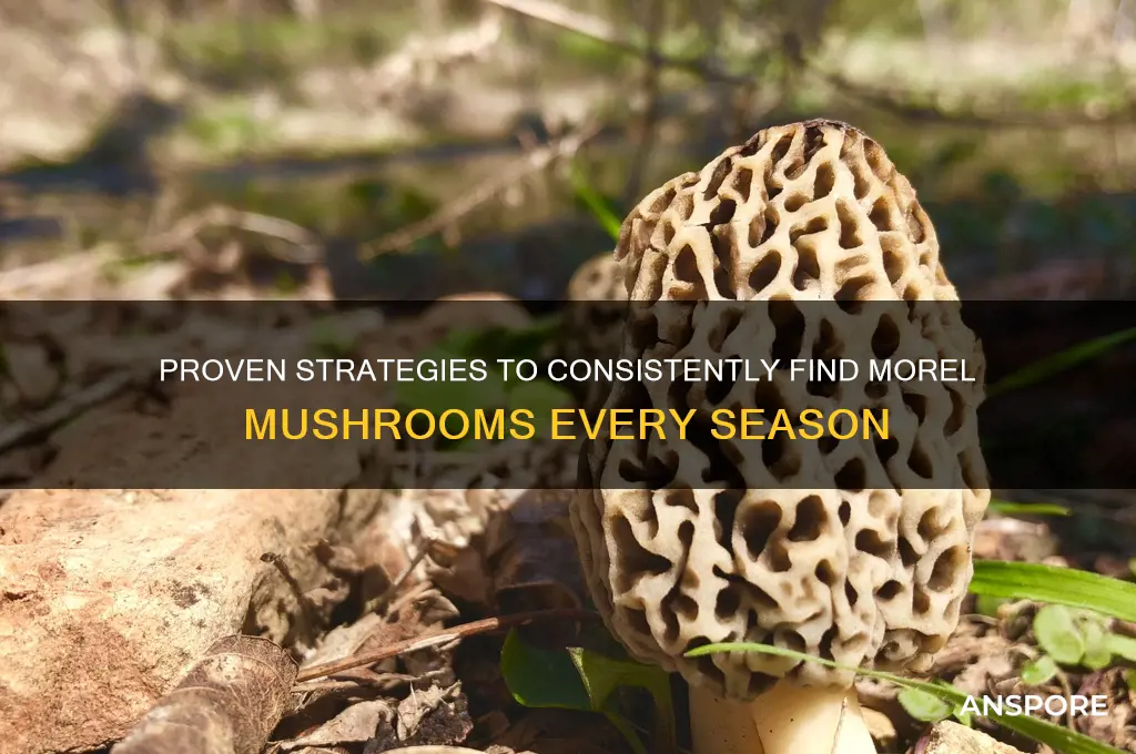 how to gaurantee to find morel mushrooms