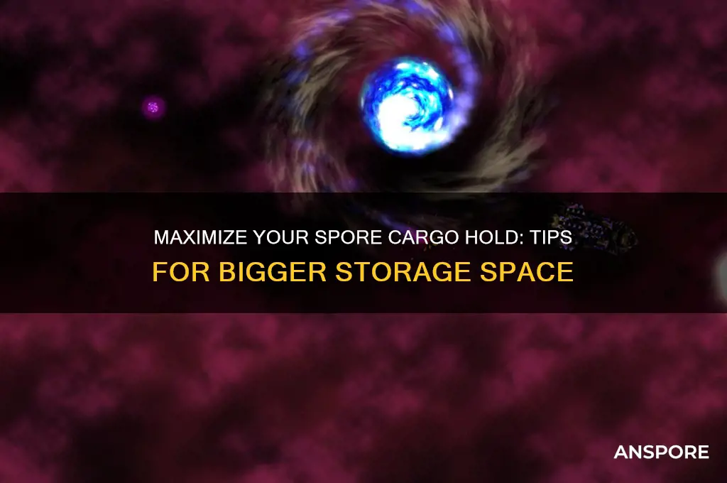 how to get a bigger cargo hold spore