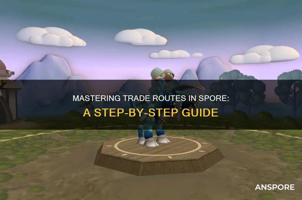 how to get a trade route in spore