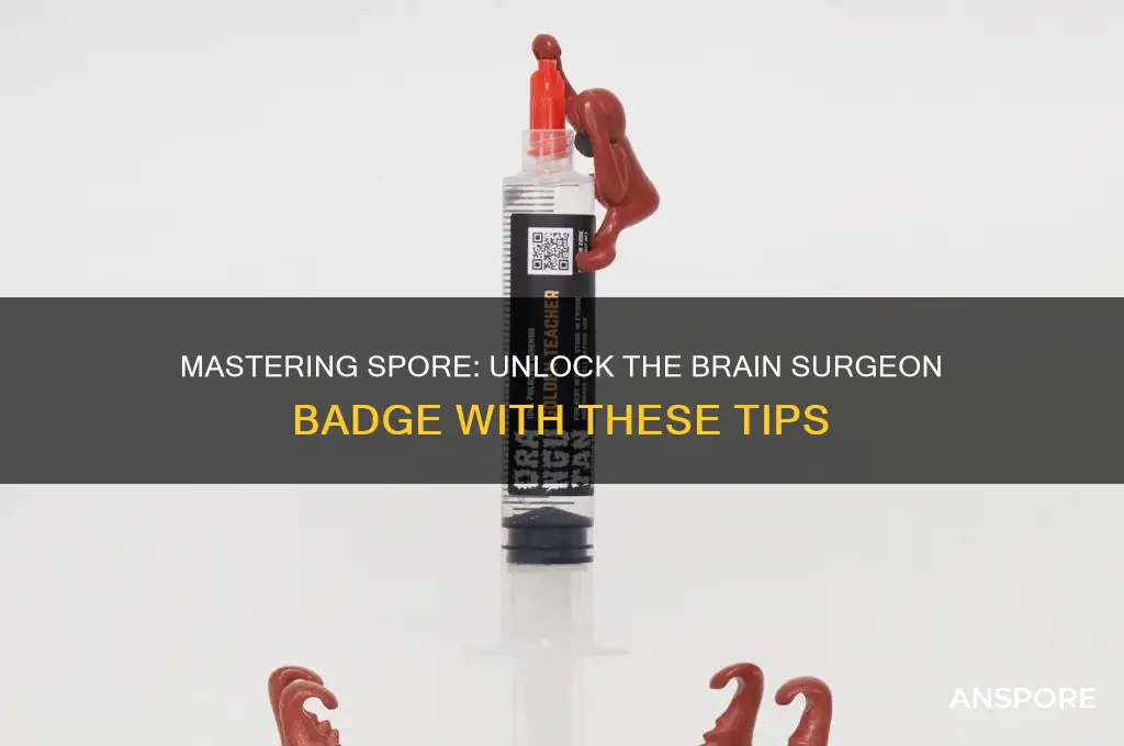 how to get brain surgeon badge in spore