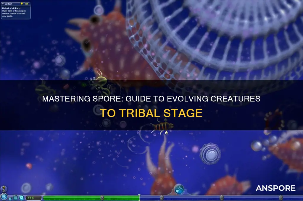 how to get creatures to evolve to tribal stage spore