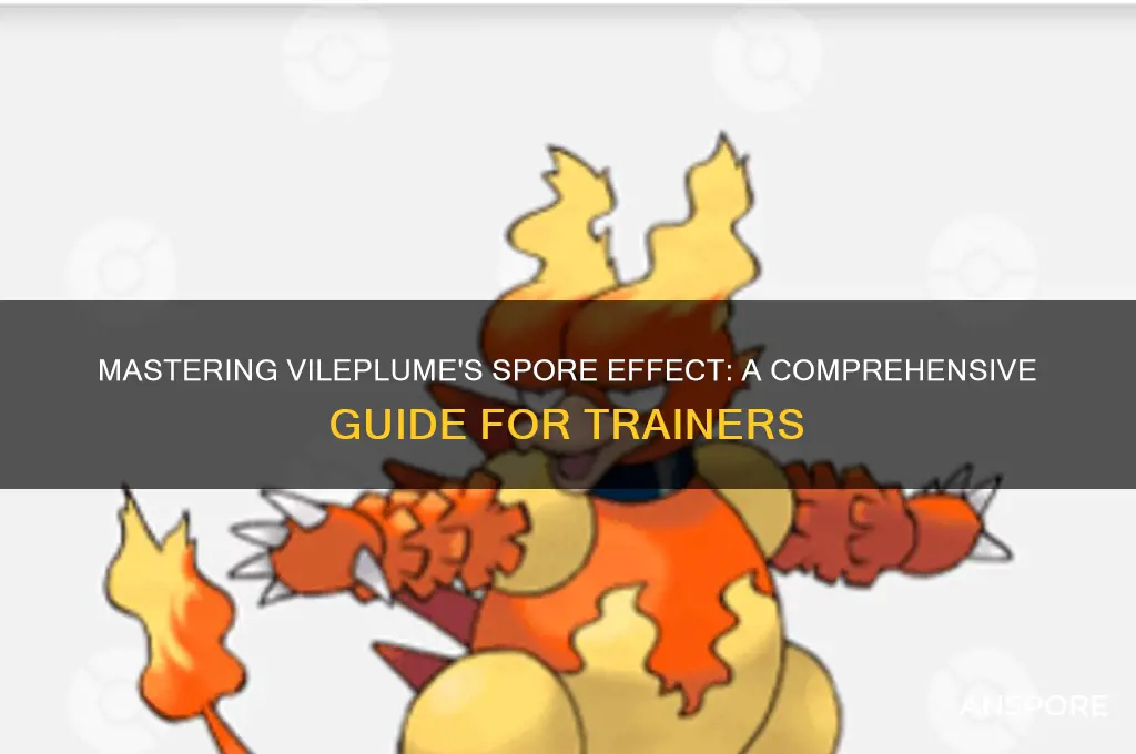how to get effect spore vileplume