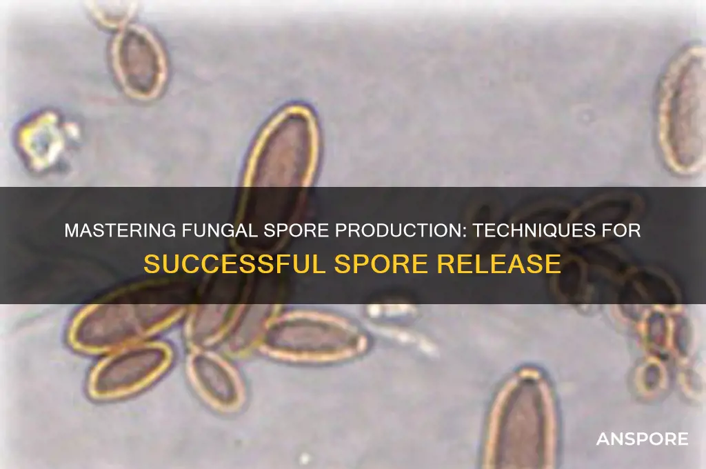 how to get fungus to spore