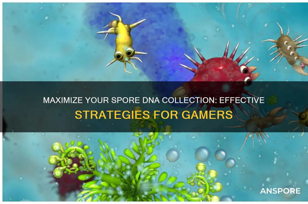 how to get more dna in spore