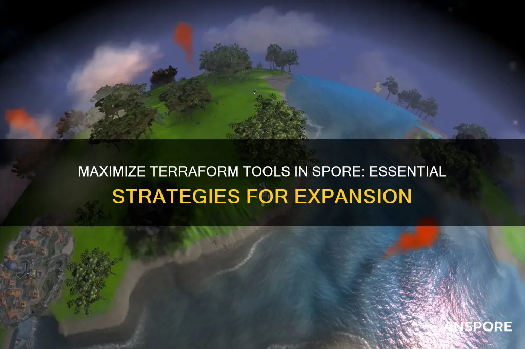 how to get more terraform tools in spore