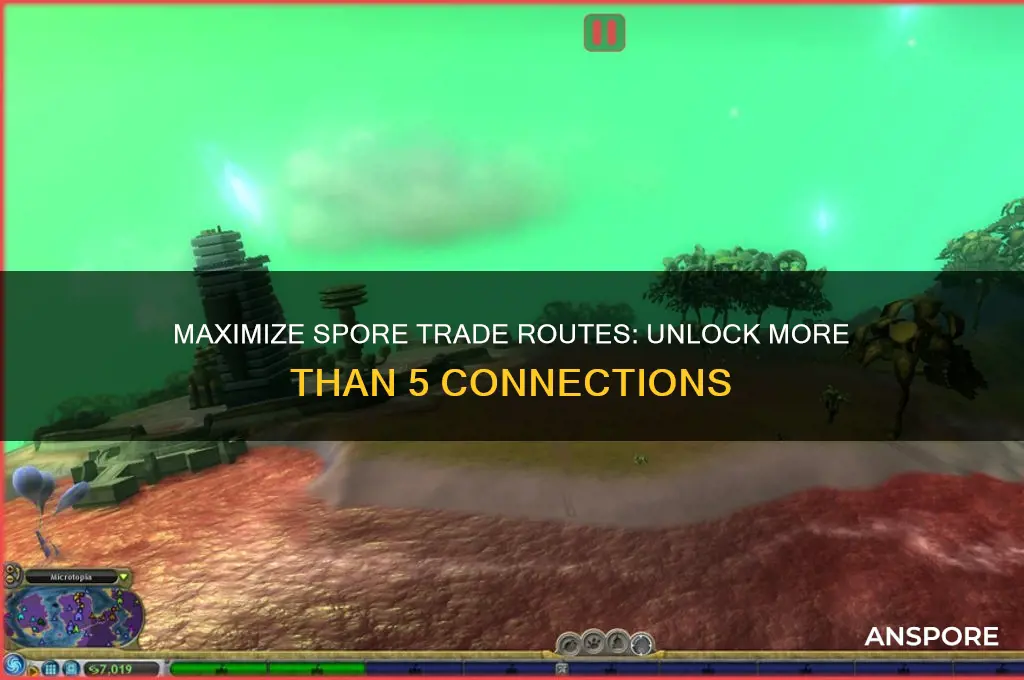 how to get more than 5 trade routes in spore