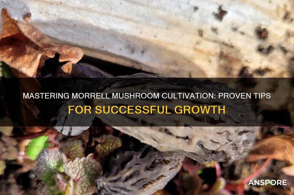 how to get morrell mushrooms to grow