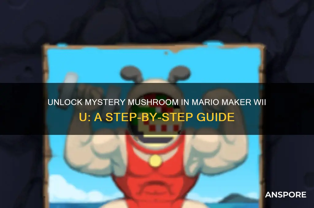how to get mystery mushroom mario maker wii u