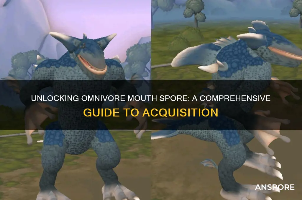 how to get omnivore mouth spore