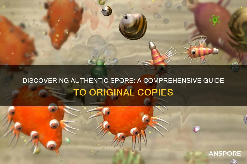 how to get original spore